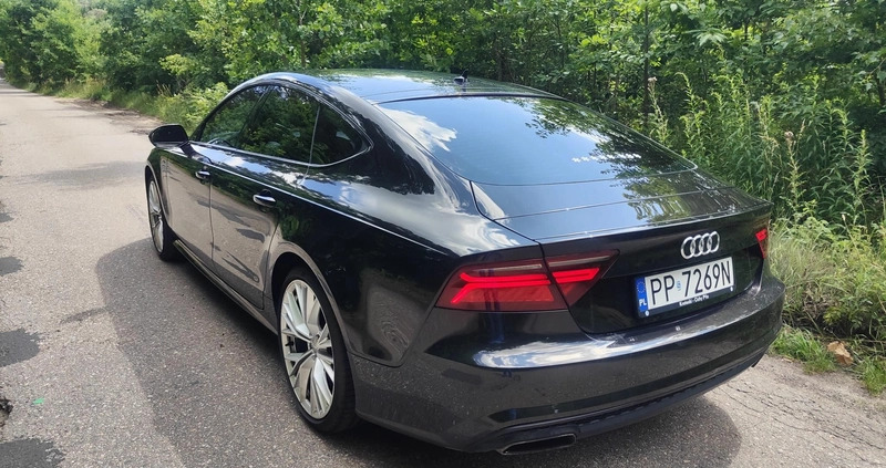 Audi A7 cena 95000 przebieg: 186000, rok produkcji 2015 z Piła małe 379